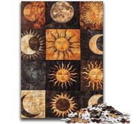 Puzzles pour Adolescents 1000 pièces Collage de Soleil Souriant Jeu éducatif Familial Offrez des Cadeaux pour Toute la Famille à partir de 14 Ans 26x38cm