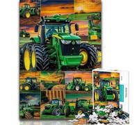 Puzzles pour Adolescents 1000 pièces Collage de tracteurs Puzzles pour Adultes, Relax Games est Un pour Toute la Famille (Taille 38x26cm)