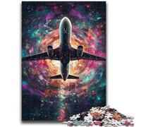 Puzzles pour Adolescents 1000 pièces Color Plane Jeu Familial Soulagement du Stress Défi Difficile Convient aux Couples 50x75cm