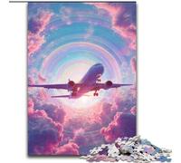 Puzzles pour Adolescents 1000 pièces Color Plane, pour Les 14 Ans et Plus, adaptés aux Couples, activités Amusantes à la Maison, Cadeaux d'anniversaire, Cadeaux de Voyage (Taille 50x75cm)