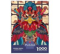 Puzzles pour Adolescents 1000 Pièces Colorful Mythical Bird Illustration Puzzle Jeu Manuel pour S'amuser en Famille Cadeaux Uniques pour Anniversaire Et Noël 70x50cm/1000pcs
