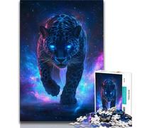 Puzzles pour Adolescents, 1000 pièces, Cosmic Black Panther, Jeu Stimulant, idéal comme Cadeau pour Toute la Famille (38x26cm)