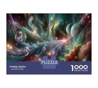 Puzzles pour Adolescents 1000 Pièces Cosmic Bubble Clouds Puzzle pour Adultes Jeux Relaxants Vacances À La Maison Passer Le Temps Difficile À Compléter 38x26cm/1000pcs