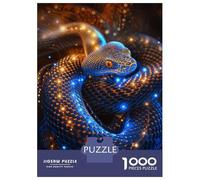 Puzzles pour Adolescents 1000 Pièces Cosmic Celestial Snake Puzzle À Faire Soi-même, Jouet Anti-Stress, Interaction Parent-Enfant 52x38cm/1000pcs