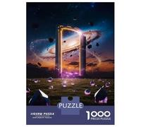Puzzles pour Adolescents 1000 Pièces Cosmic Gateway Puzzle pour Adultes Jouets Anti-Stress Décoration Murale Cadeaux Uniques d'anniversaire Et De Noël 52x38cm/1000pcs