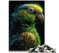 Puzzles pour Adolescents 1000 pièces Cosmic Parrot Family Game Stress Relief Difficult Challenge Secret Santa Gifts 50x75cm