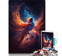Puzzles pour Adolescents 1000 pièces Cosmic Space Phoenix Puzzles pour Adultes Anti-Stress Défi Difficile Cadeaux du Père Noël Secret 38x26cm