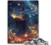Puzzles pour Adolescents 1000 pièces Cosmic Wizard Jeu Stimulant et Jeu Familial Décoration Murale Cadeaux d'anniversaire et de Noël Uniques 50x75cm