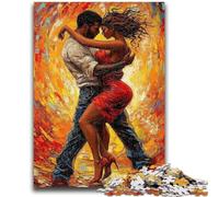 Puzzles pour Adolescents 1000 pièces Couple Homme Jeux éducatifs Décoration de la Maison Jeu éducatif pour Anniversaire, Noël 26x38cm