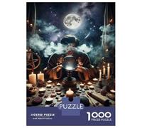 Puzzles pour Adolescents 1000 Pièces Crystal Ball Divination Ritual Kit Puzzle Jeux Relaxants Défi Difficile Activités Amusantes À La Maison 70x50cm/1000pcs