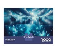 Puzzles pour Adolescents 1000 Pièces Crystal Caves of The Deep Ocean Puzzle Jeux Relaxants Défi Difficile Activités Amusantes À La Maison 52x38cm/1000pcs