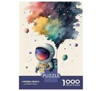 Puzzles pour Adolescents 1000 Pièces Cute Astronaut Dreams Puzzle À Faire Soi-même, Jouet Anti-Stress, Interaction Parent-Enfant 52x38cm/1000pcs