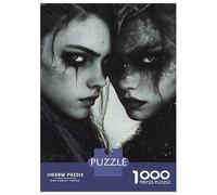 Puzzles Pour Adolescents 1000 Pièces Dark Vikings Shielmaid Fantasy Nordic Sisters Puzzles Pour Adultes Jeux Relaxants Pour Toute La Famille Cadeaux Amusants Pour Les Amis Et La Famille 70x50cm/1000pc