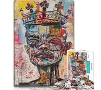 Puzzles pour Adolescents, 1000 pièces de Style Basquiat, pour Adultes, Jeu éducatif, Jouet, décoration d'intérieur Unique et Cadeaux (Taille 38x26cm)