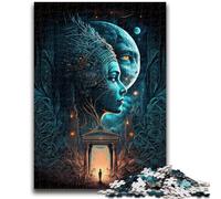 Puzzles pour Adolescents 1000 pièces Dieu de la Sagesse, Un Jeu éducatif Difficile à réaliser mais Amusant et Humoristique pour Un Anniversaire 50x75cm