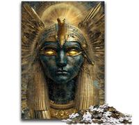 Puzzles pour Adolescents 1000 pièces Dieu égyptien Antique Ra Puzzle 1000 pièces, Anti-Stress Staycation Kill Time Wishlist avec Père Noël (26x38cm)