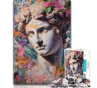 Puzzles pour Adolescents, 1000 pièces, Dieu Grec Apollon, décoration Murale Artistique et idée Cadeau d'anniversaire pour Amis, Bureau à Domicile (38x26cm)