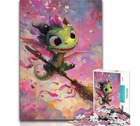 Puzzles pour Adolescents 1000 pièces Dinosaure Magicien Adolescent Puzzle, Jouet éducatif Jeux familiaux Amusants Décoration d'intérieur Unique (Taille 75x50cm)