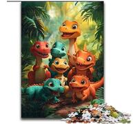 Puzzles pour Adolescents, 1000 pièces, Dinosaure, pour stimuler Le Cerveau, Jouets addictifs pour cultiver la Patience et améliorer la mémoire (Taille 50x75cm)