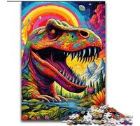 Puzzles pour Adolescents 1000 pièces Dinosaures Anciens, Difficiles à compléter mais Amusants et Humoristiques, Cadeaux d'anniversaire et Cadeaux Uniques 38x26cm