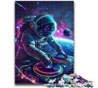 Puzzles pour Adolescents 1000 pièces DJ Astronaute 1000 pièces pour Adultes, Jeux éducatifs familiaux, décoration d'intérieur, Cadeau 50x75cm