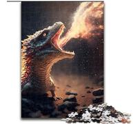 Puzzles pour Adolescents 1000 pièces Dragon de feu Mignon, pour 14 Ans et Plus pour des soirées Jeux et divertissements en Famille Collection d'artistes, Beaux-Arts (Taille 50x75cm)