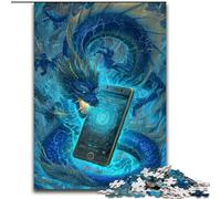 Puzzles pour Adolescents 1000 pièces Dragon Fantastique, entraînez Votre Cerveau et Vos Mains Cadeaux d'anniversaire Uniques pour Les 14 Ans et Plus (Taille 50x75cm)