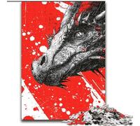 Puzzles pour Adolescents 1000 pièces Dragon mystérieux, éducatifs et Parfaits comme Cadeau pour Toute la Famille (Taille 50x75cm)