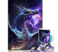Puzzles pour Adolescents 1000 pièces Dragon Souverain de la Galaxie 1000 pièces pour Adolescents, Jouets éducatifs et éducatifs, Jeux familiaux, Anniversaires et Cadeaux Uniques (Taille 75x50cm)