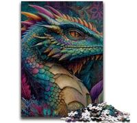 Puzzles pour Adolescents 1000 pièces Dragon Volant Graffiti Jouets de Divertissement Familial Jeu éducatif pour Anniversaire, Noël pour Les 14 Ans et Plus 26x38cm