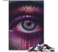 Puzzles pour Adolescents 1000 pièces Dream Eye, Jeu Stimulant et éducatif en Famille pour Anniversaire, Noël 38x26cm