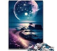 Puzzles pour Adolescents 1000 pièces Dream Moon, Jeu Stimulant et Jeu Familial, idéal comme Cadeau pour Toute la Famille 50x75cm