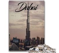 Puzzles pour Adolescents 1000 pièces Dubaï Un défi à relever, mais Amusant et Humoristique. Cadeau d'anniversaire, Cadeaux, décoration Murale (Taille 50x70cm).