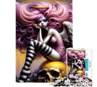 Puzzles pour Adolescents 1000 pièces Échos du Puzzle oublié pour Adultes Jeu Manuel mais Amusant et Humoristique Cadeaux de Noël ou d'anniversaire (Dimensions 38x26cm)