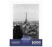 Puzzles pour Adolescents - 1000 Pièces Eiffel Tower Paris Puzzles pour Adolescents - Idéal pour S'amuser en Famille - Cadeau Original pour Un Anniversaire Ou Noël 52x38cm/1000pcs