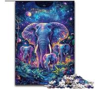 Puzzles pour Adolescents 1000 pièces Éléphant Galaxie, éducatif et éducatif, idéal comme Cadeau pour Toute la Famille (Taille 50x75cm)