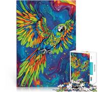 Puzzles pour Adolescents 1000 pièces Espace Ara Arc-en-Ciel Jouet éducatif intellectuel décompressant Cadeau Amusant 38x26cm