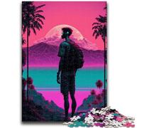 Puzzles pour Adolescents 1000 pièces Esthétique Vaporwave pour Les 14 Ans et Plus Cadeaux intéressants pour la réduction du Stress pour Les Amis et la Famille 50x75cm