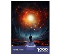 Puzzles pour Adolescents 1000 Pièces Explore The Universe with Our Space Telescope! Puzzle pour Adultes Jouets Anti-Stress Difficile Offre Spéciale comme Cadeaux pour Toute La Famille 70x50cm/1000pcs