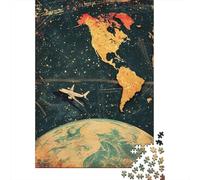 Puzzles pour Adolescents 1000 Pièces Explore The World with Ease Puzzle pour Adultes Jouets Anti-Stress Décoration Murale Cadeaux Uniques d'anniversaire Et De Noël 38x26cm/1000pcs