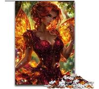 Puzzles pour Adolescents 1000 pièces Fantasy Dark Girl, pour 14 Ans et Plus, pour s'amuser en Famille et Jouer Le Soir, Collection d'artistes, Beaux-Arts (Taille 50x75cm)