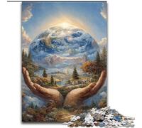 Puzzles pour Adolescents 1000 pièces Fantasy Earth, adaptés aux Personnes de 14 Ans et Plus, Jeux éducatifs, Cadeaux Secret Santa (Taille 50x75cm)