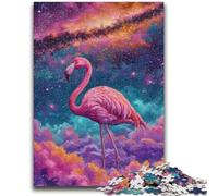 Puzzles pour Adolescents 1000 pièces Fantasy Flamingo Jeu éducatif Familial Offrez des Cadeaux pour Toute la Famille à partir de 14 Ans 50x75cm