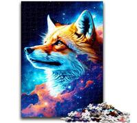 Puzzles pour Adolescents 1000 pièces Fantasy Fox Jouet éducatif Anti-Stress Interaction Parent-Enfant pour et 14 Ans 26x38cm
