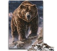 Puzzles pour Adolescents 1000 pièces Fantasy Grizzlies Jeux éducatifs Décoration d'intérieur Cadeau d'anniversaire, Cadeaux pour 14 Ans et Plus 26x38cm