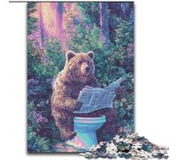 Puzzles pour Adolescents 1000 pièces Fantasy Grizzlies, pour et à partir de 14 Ans Jouets éducatifs d'apprentissage Jeux familiaux Cadeau d'anniversaire (Taille 50x75cm)