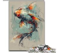 Puzzles pour Adolescents 1000 pièces Fantasy Koi, Jeux éducatifs, décoration de la Maison, Convient pour la décoration de Bureau 50x75cm