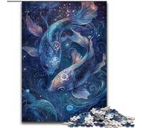 Puzzles pour Adolescents 1000 pièces Fantasy Koi, Jouets éducatifs et éducatifs, Cadeaux d'anniversaire Uniques pour Les 14 Ans et Plus (Taille 50x75cm)