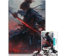 Puzzles pour Adolescents 1000 pièces Fantasy Ninja Warrior, éducatif et idéal comme Cadeau pour Toute la Famille (75x50cm)