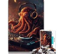 Puzzles pour Adolescents 1000 pièces Fantasy Octopus, Aide Le Cerveau à exercer des Jouets addictifs pour cultiver la Patience Décoration Parfaite 50x75cm